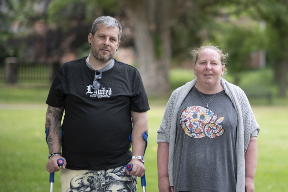 Andrea und Jens Kluth fühlen sich wohl im Haus Kastanienhof